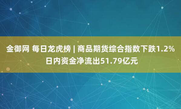 金御网 每日龙虎榜 | 商品期货综合指数下跌1.2% 日内资金净流出51.79亿元