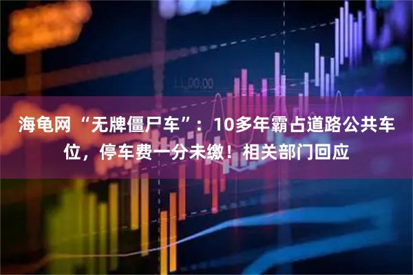 海龟网 “无牌僵尸车”：10多年霸占道路公共车位，停车费一分未缴！相关部门回应